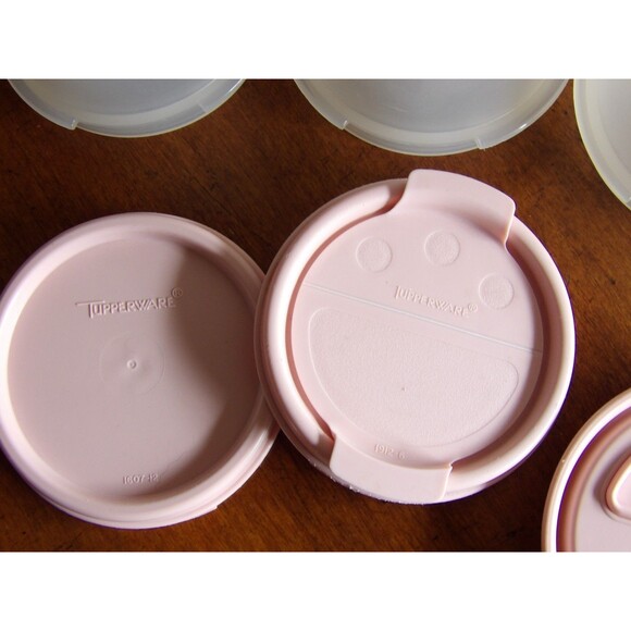 TUPPERWARE Modular Mates Pantry Lot 12x Containers w/Lids Pastel Pink - Picture 13 of 16